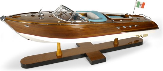 Authentic Models - Aquarama Aqua Model Boot - houten boot - miniatuur boot - model schip - decoratie boot - Hout - Bruin
