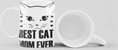 Mok best cat mom ever -best mom forever - Beste moeder ter wereld - liefde - cute - moederdag