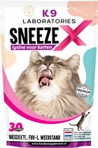 Sneeze X - Voedingssupplement voor katten - Bij niesziekte - FHV-1 - L-lysine - 30 stuks - Weerstand kat