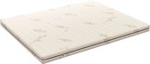 Topper Organic Cotton 80x210 - 9cm - HR Koudschuim - Pure Eco Cotton - Topdekmatras - Topper Matras