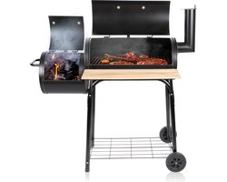 BBQ Collection 2-in-1 Smoker BBQ - Houtskool Barbeque - Buitenkeuken Barbecue - Grill en Smokerbarbecues - 104 x 58 x 114 cm