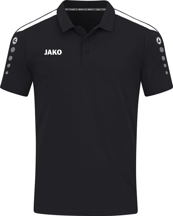 JAKO Power Polo Zwart Maat 4XL