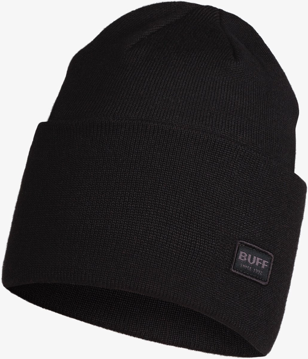 Buff Niels Knitted Hat Beanie 1264579991000, Unisex, Zwart, Muts, maat: One size