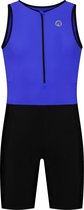Rogelli Florida Trisiut Met Korte Mouwen Voor Triatlon - Unisex - Blauw, Zwart - Maat XL