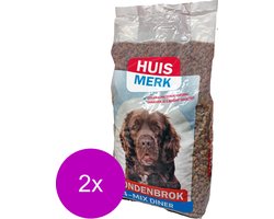 Huismerk 4-Mix Diner Adult - Hondenvoer - 2 x 10 kg