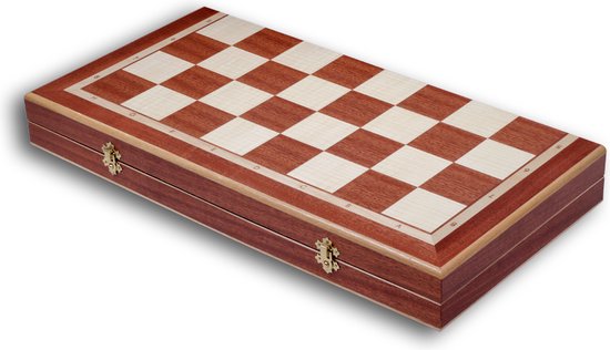 Thumbnail van een extra afbeelding van het spel Fantasy schaakset - Opklapbaar Decoratieve Schaakbord met Schaakstukken - Koning 115mm - Schaakbord 580x240