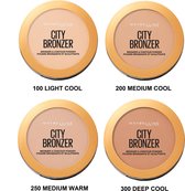 Maybelline New York - City Bronzer & Contour Powder - 200 Medium Cool - Bronzing en Contouring Poeder - 51,4 gr.