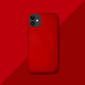 TWIXED iPhone 11 Rood Zacht Flexibel Matte Siliconen Hoesje (Rood)