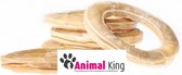 Runderhuid kauwringen-6 stuks-hondensnacks-Animal King