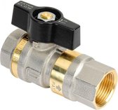 kogelkraan met terugslagklep 4/4"