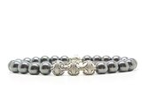 Beaddhism - Bracelet - La Palma - Argent - Yin 3-8 mm - 21 cm