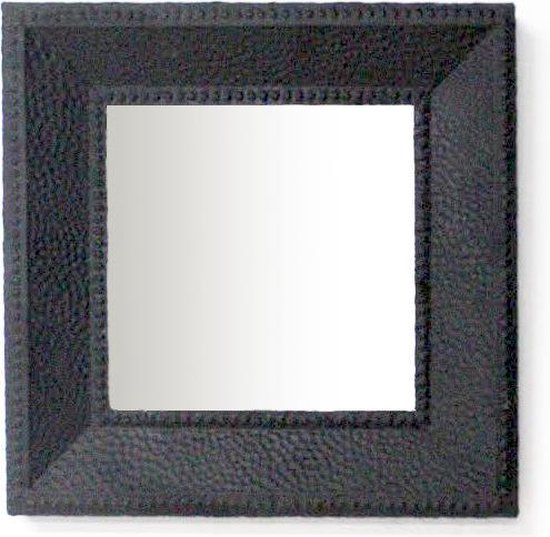 Spiegel vierkant zwart 45x45cm