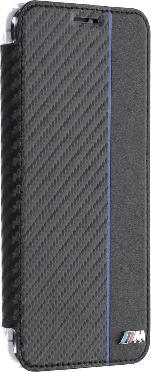 BMW Blauw iPhone Xs Max - Book Case - M Sport Carbon - Met pashouder