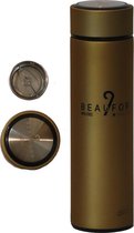 9 BFT ARCTIC - Dubbelwandige Thermosfles / waterfles 0.5L - goud