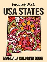 Beautiful USA States Mandala Coloring Book