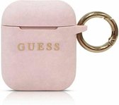 Guess Silicone Case voor Apple Airpods 1 & 2 - Roze