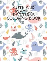 cute and playful patterns coloring book