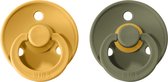 Bibs fopspeen 6-18 maanden |2 stuks| Olive, Honey bee|Maat 2|T2