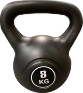 Kettlebell - Fitness - Kettlebells - Gewichten - 8kg - Zwart