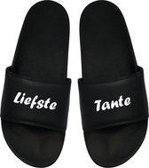 Cadeau Kerstmis - Cadeau Kerst - Cadeau Tante - Badslippers Tante - Cadeau Badslippers - Badslippers 35