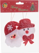 set 10st (5 zakjes) kerstversiering |sneeuwman kerstman| vilt | decoratie kerstboom tafel huis | hanger