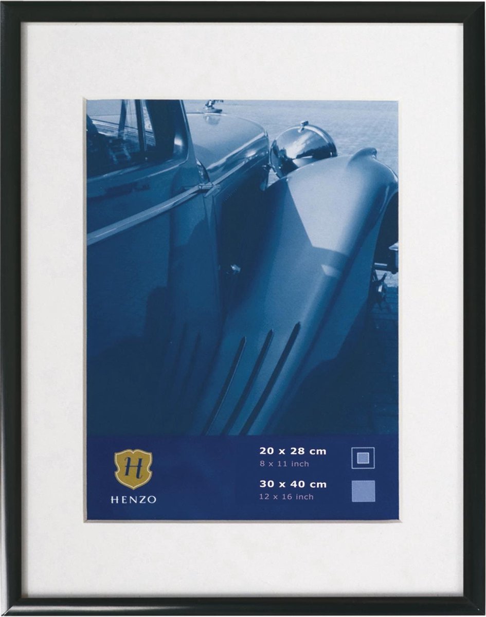 Henzo Fotolijst - Henzo - Portofino - Fotomaat 30x40 cm - Zwart