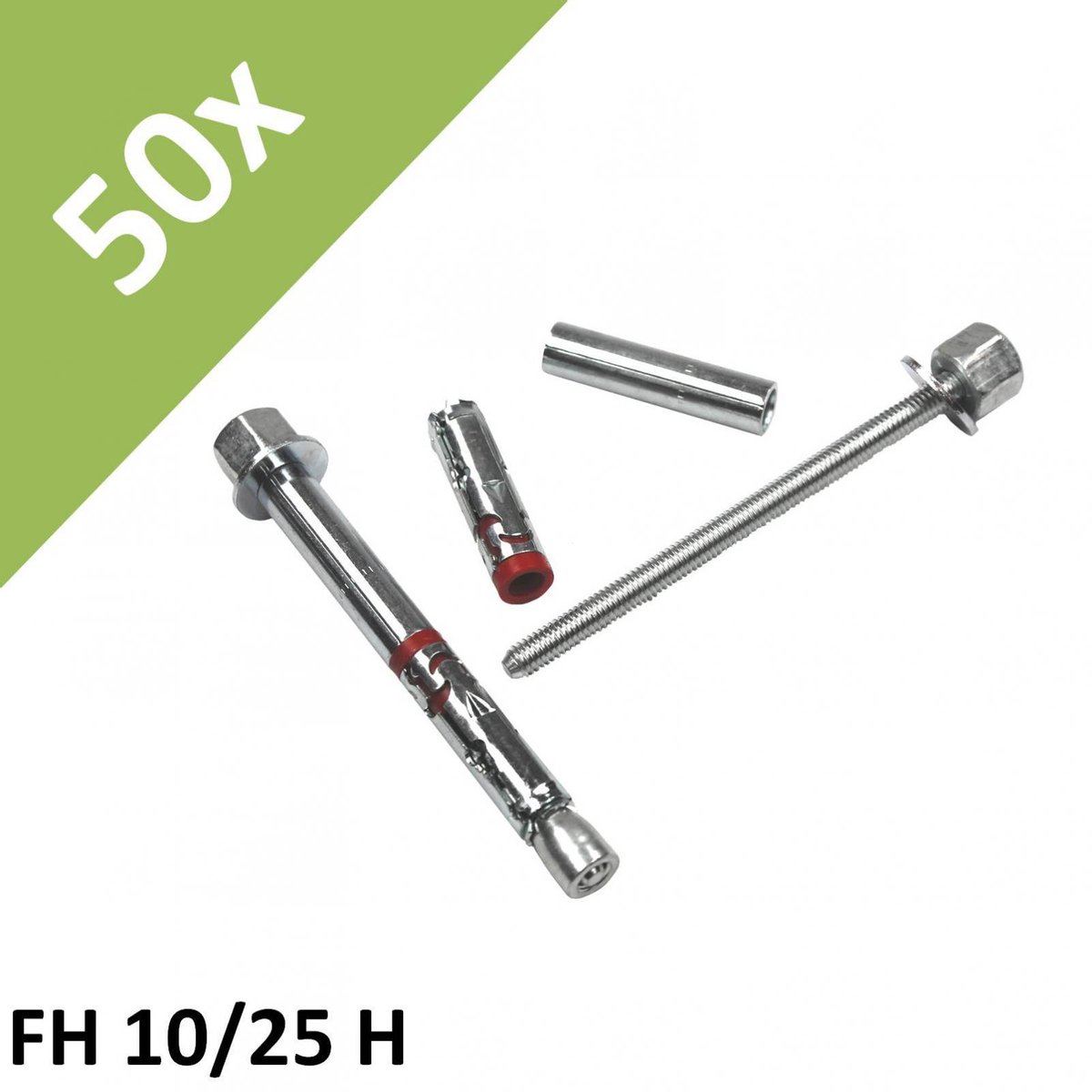 Fischer high performance anchor FH -  - 2) 50x FH 10/25 H
