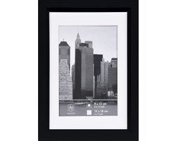 Fotolijst - Henzo - Metallica - Fotomaat 13x18 cm - Zwart