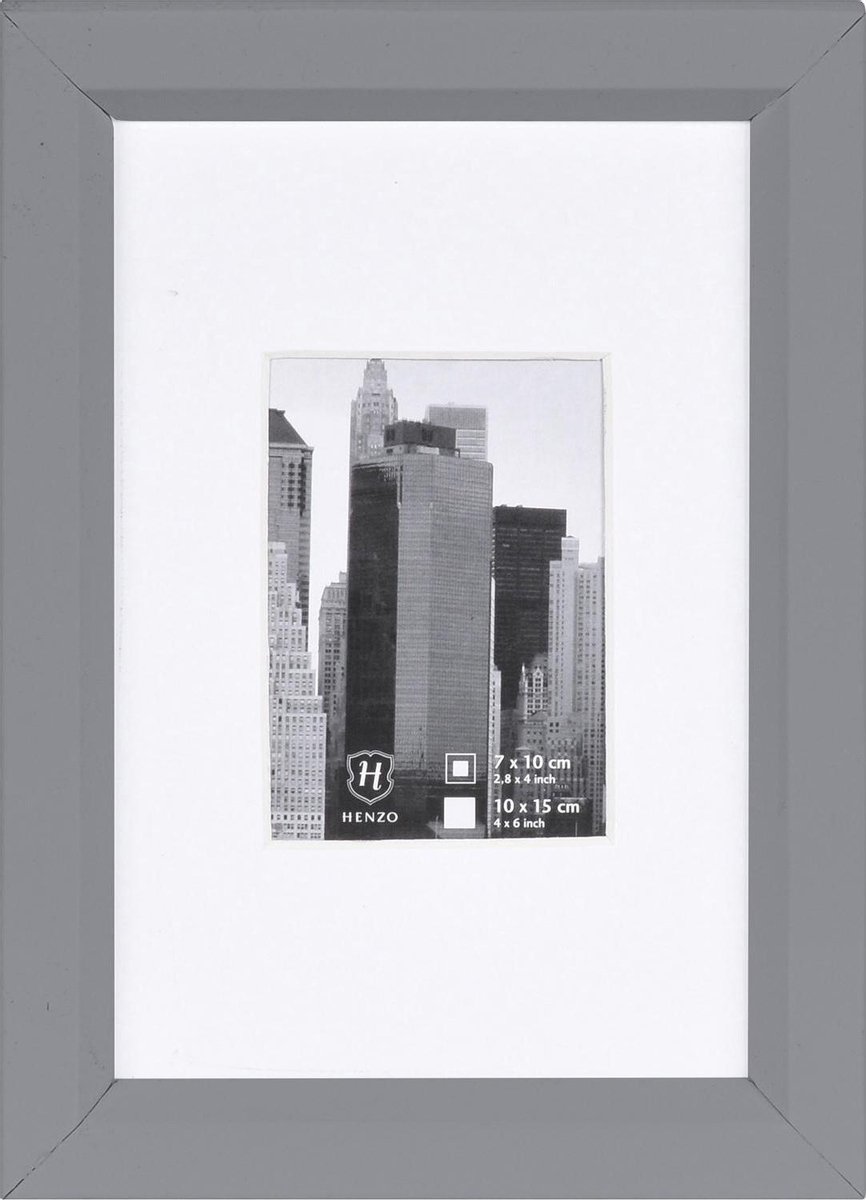 Henzo Fotolijst - Henzo - Metallica - Fotomaat 10x15 cm - Zilver