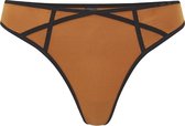 Sapph Mistress Thong Dames Cognac-Xl