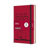 Moleskine 12 Maanden Agenda - 2022 - Peanuts - Dagelijks - Large - Hardcover - School Bus