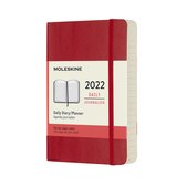 Moleskine 12 Maanden Agenda - 2022 - Dagelijks - Pocket - Softcover - Rood