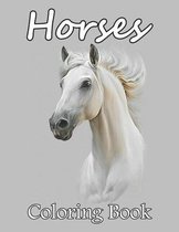 Horses Coloring Book