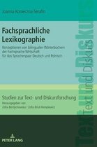Studien Zur Text- Und Diskursforschung- Fachsprachliche Lexikographie