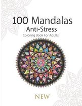 100 Mandalas Anti-stress Coloring Book for adults
