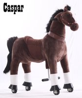 Kids-Horse Rijdend Speelgoed Paard - Caspar TB-2009M - Donkerbruin