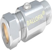 VSH Ballofix Afsluiter verchroomd 1/2 x15 mm bu x knel