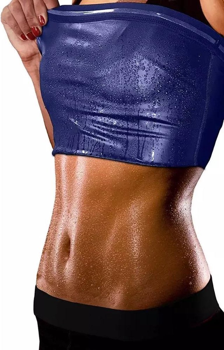 Sweat Body Shaper Workout Tanktop L/XL - dames - zwart