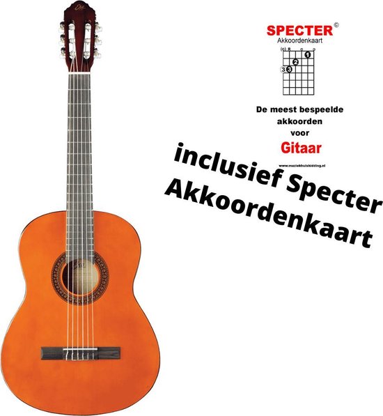Guitare classique Eko 4/4 avec tableau d' Specter, Idéal aussi pour un  enfant