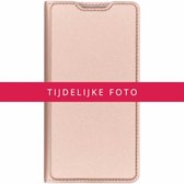 Dux Ducis Slim Softcase Booktype Huawei Y5p hoesje - Rosé Goud