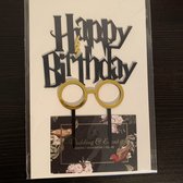 H. Potter stijl Verjaardag topper  - Birthday Topper in H. Potter Style