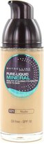 Maybelline Pure Liquid Mineral Foundation - 021 Nude