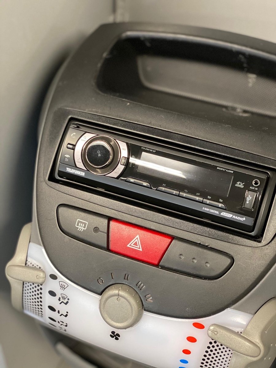 Peugeot 107 - auto radio Bluetooth USB SD App bediening inclusief  Frontpaneel -... | bol.com
