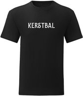 T Shirt - Foute Kerst Shirt - Casual T - Shirt - Fun Shirt - Fun Tekst - kleur zwart - Kerstbal - maat XL