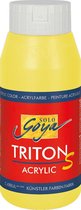 Solo Goya TRITON S - Citroengeel Hoogbriljante Acrylverf – 750ml