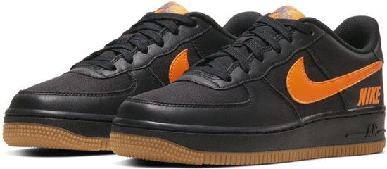 Nike Sneakers - Maat 38.5 - Unisex - zwart/oranje
