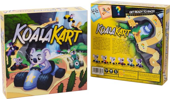 Thumbnail van een extra afbeelding van het spel Koala Kart - Bordspel