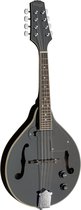 Stagg M50E BLK zwarte 8-snarige elektro-akoestische bluegrass mandoline