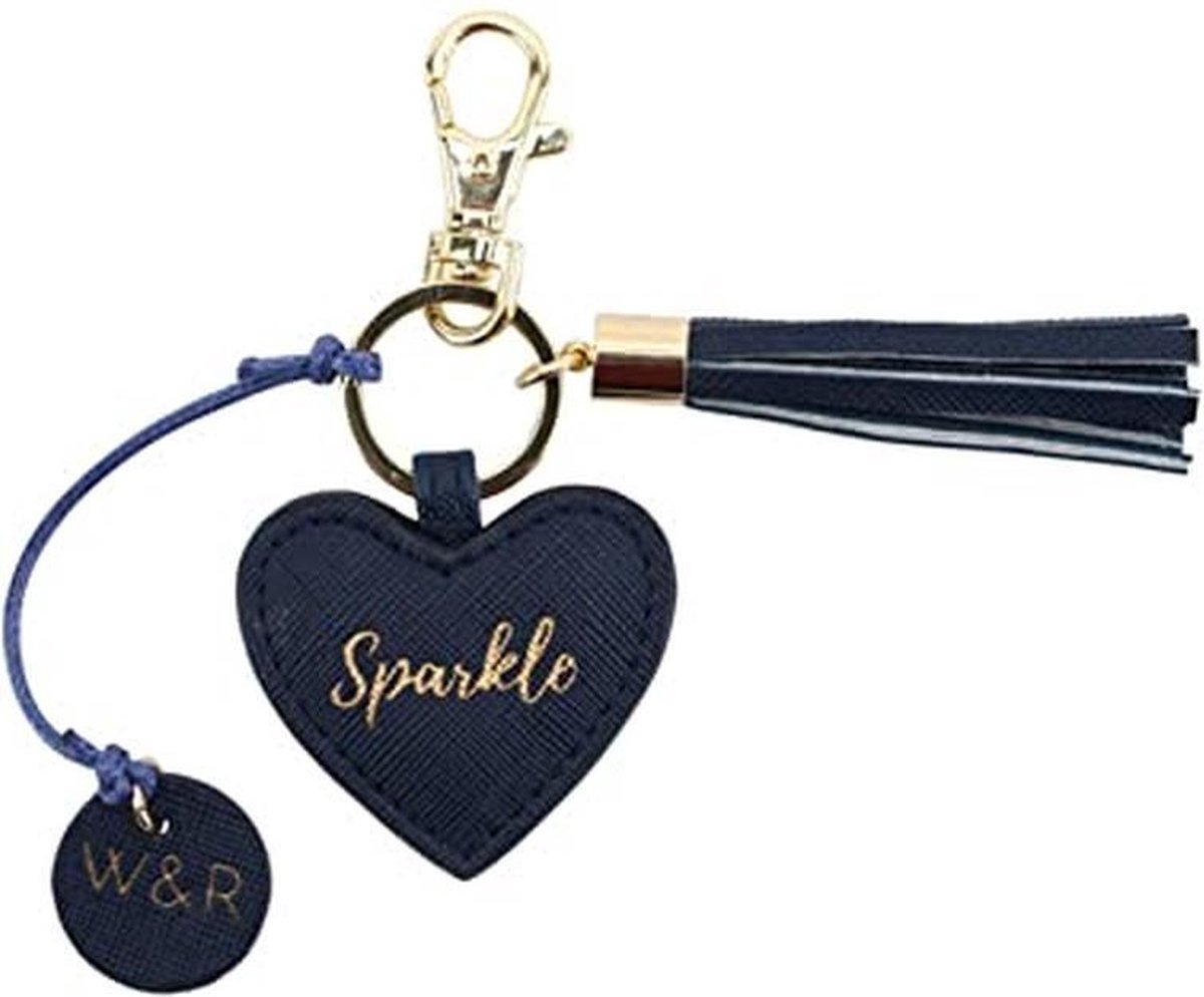 CGB W&R Sparkle Navy Keyring