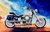 Schilderen op Nummer - Motor - Painting by Numbers - 40x30 cm - Complete Set